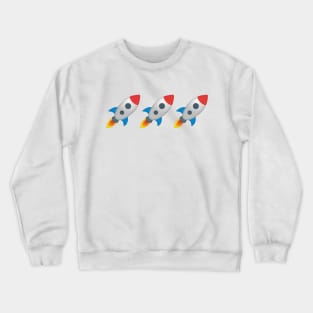 Rocket Emoji Crewneck Sweatshirt